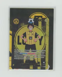 One Piece x BVB Borussia Dortmund Promo Card Monkey D Luffy ST13-003 - Image 1