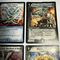 (4) Duel Masters Cards W/ Gnarvash, Merchant of Blood 57/110 - Image 4