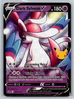 SWSH: Sword & Shield Promo Cards #SWSH134 Dark Sylveon V - Image 1