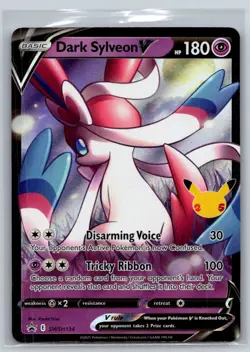 SWSH: Sword & Shield Promo Cards #SWSH134 Dark Sylveon V - Image 1