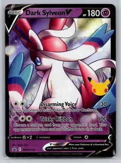 SWSH: Sword & Shield Promo Cards #SWSH134 Dark Sylveon V - Image 1