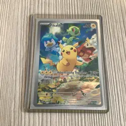 Pokemon TCG SV: Scarlet & Violet Promo Cards #027 Pikachu NM - Image 1
