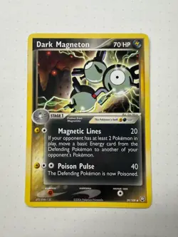 Pokemon TCG Dark Magneton 39/109 EX Team Rocket Returns Regular Uncommon Card - Image 1
