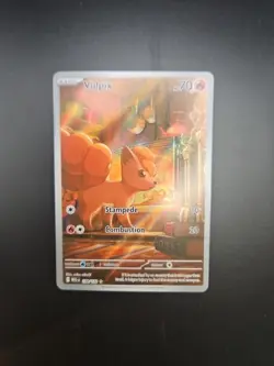 Pokemon TCG Vulpix Illustration Rare Card #138/132 Mega Evolutions NM - Image 1
