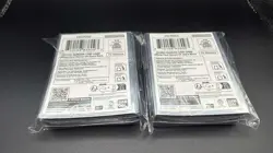 Lot of (2) Gundam Sleeves (70) EX Space Black Bandai Card Fest - Image 2