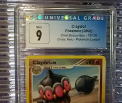 Claydol 15/106 Holo Great Encounters Pokemon League 2008 Graded CGC Mint 9 Card - Image 3
