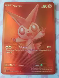Pokemon TCG Black Bolt White Flare Red Victini BWR 171/086-ENGLISH Card - Image 1