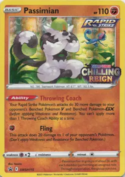 Passimian - (Prerelease) Promo SWSH: Sword & Shield Promo Cards SWSH115 NM - Image 1