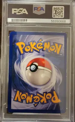 PSA 5 EXCELLENT (EX) 1999 Pokemon Jungle Vaporeon Holo Card – 12/64 - Image 3