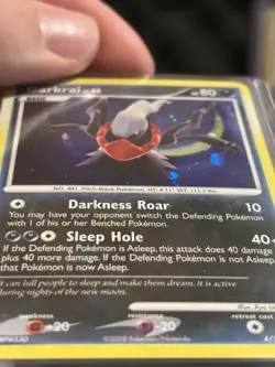 Darkrai 4/106 Great Encounters Holo Rare Pokemon Card TCG - Image 2