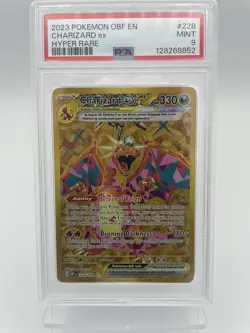 Pokemon TCG Charizard EX Obsidian Flames Card 228/197 PSA 9 - Image 2
