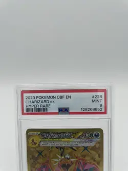Pokemon TCG Charizard EX Obsidian Flames Card 228/197 PSA 9 - Image 5