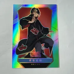 Naruto Thick SSR Itachi Uchiha Holo Trading Card Anime CCG TCG - Image 1