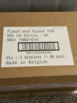 Flesh and Blood Monarch First 1st Edition Sealed Case Boxes 2 Playmats & 2 Cards - Image 2
