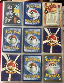Vintage Pokemon Card Collection - No Binder Lot 5 Pages - Holo - Modern LP/NM - Image 4