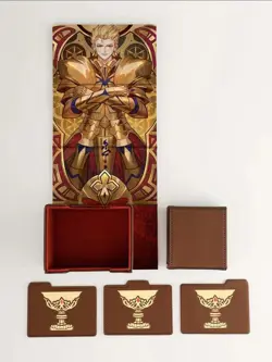 Mana Moon Gilgamesh Fate Kings of Providence Faux Leather Dicewinder Deck Box - Image 1