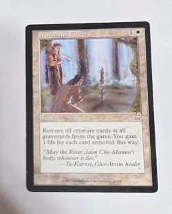 Honor the Fallen - Mercadian Masques (Magic The Gathering Card) MP - Image 1