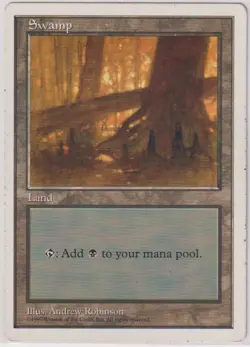 Swamp - NM - Fifth Edition - Magic the Gathering MP - Image 1