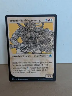 Bruenor Battlehammer - Adventure in the Forgotten Realms AFR - MTG Showcase - Image 1