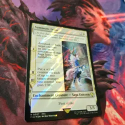 MTG Final Fantasy Summon: Ixion Surge Foil Rare 0027 Ben Wootten FIC - Image 1