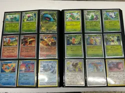 151 Complete Base Set Pokemon w Binder Poster and ETB set list - Image 3