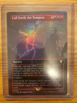 Call Forth the Tempest (Borderless) Commander: the Lord of the Rings *Foil* #509 - Image 1