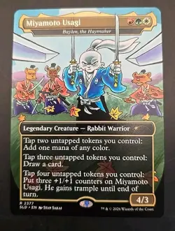 Miyamoto Usagi - Baylen, the Haymaker Secret Lair Drop MTG Regular Near Mint - Image 1