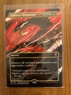 Ruinous Ultimatum Magic: the gathering (Borderless) Special Guests Regular NM - Image 1
