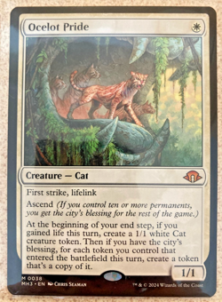 Ocelot Pride Modern Horizons 3 Regular NM Magic the Gathering Mtg - Image 1