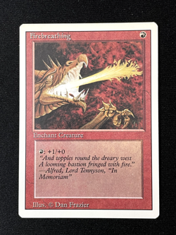 Firebreathing Revised Edition 1994 NM Vintage MTG Magic the Gathering - Image 1