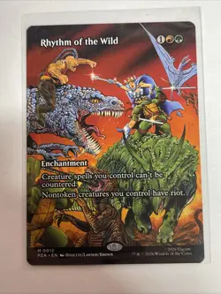Mtg Rhythm of the Wild (12) Borderless, TMNT Mythic - Image 1