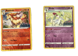 Pokemon Sword & Shield Silver Tempest Booster Pack Box with 2 Sealed Card Decks - Image 3