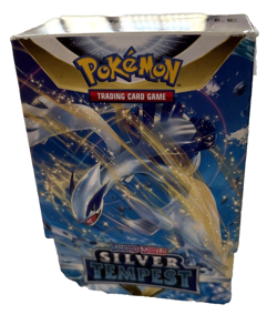 Pokemon Sword & Shield Silver Tempest Booster Pack Box with 2 Sealed Card Decks - Image 5