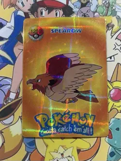 Pokemon Vintage Pocket Monsters Vending HOLO Prism Sticker 1998 Nintendo Japan - Image 1