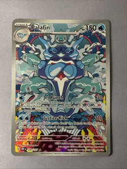 Palafin AR 2023 Pokemon Obsidian Flames Card TCG 200/197 Holo Full Art Rare - Image 1