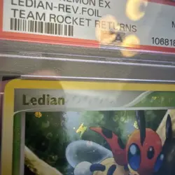 Ledian Reverse Foil 23/109 PSA 9 Mint 2004 Pokemon EX Team Rocket Returns - Image 5