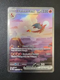 Charizard ex 199/165 Pokemon Scarlet & Violet 151 SIR Special Illustration Rare - Image 1