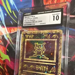 Pokemon Ancient Mew Movie 2000 Promo Holo CGC Gem Mint 10 2000 - Image 4