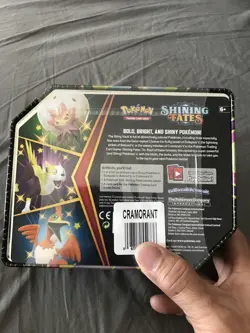 Pokemon TCG Shining Fates - Cramorant V Tin Factory Sealed New - 6 Booster Packs - Image 2