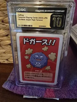 CGC Pristine 10 Koffing Old Maid: Super-High Tension 2023 Pokemon Japanese - Image 1