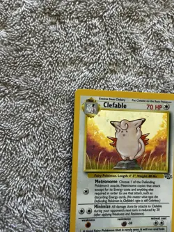 Pokemon TCG Clefable Holo Unlimited Rare Card Jungle Base Set 1/64 - Image 4