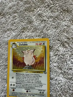 Pokemon TCG Clefable Holo Unlimited Rare Card Jungle Base Set 1/64 - Image 5