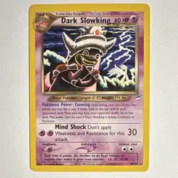 Pokemon Dark Slowking 60HP Rare Regular Neo Destiny 20/105 2000 English - Image 1