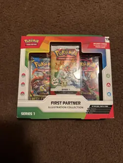 Pokemon First Partner Illustration Collection Series 1 Promo Box - Image 1