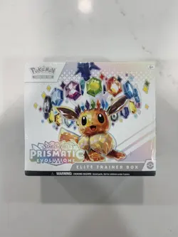 Pokemon TCG Scarlet & Violet Prismatic Evolutions ETB Elite Trainer Box SEALED - Image 1