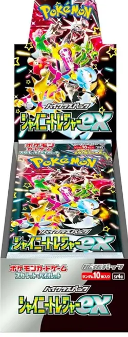Pokemon TCG Shiny Treasure ex Japanese SV4a Booster Box w/shrink 10 box set - Image 2