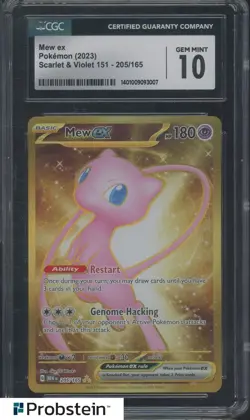 2023 Pokemon Scarlet & Violet 151 205/165 Mew ex CGC 10 GEM MINT - Image 1