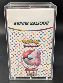 Pokemon 151 SV3.5 Booster Bundle Display Case Sealed W/Acrylic Case - Image 1