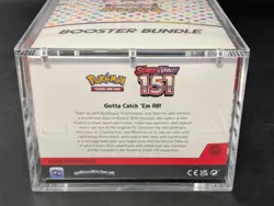 Pokemon 151 SV3.5 Booster Bundle Display Case Sealed W/Acrylic Case - Image 3