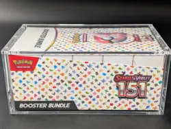 Pokemon 151 SV3.5 Booster Bundle Display Case Sealed W/Acrylic Case - Image 4